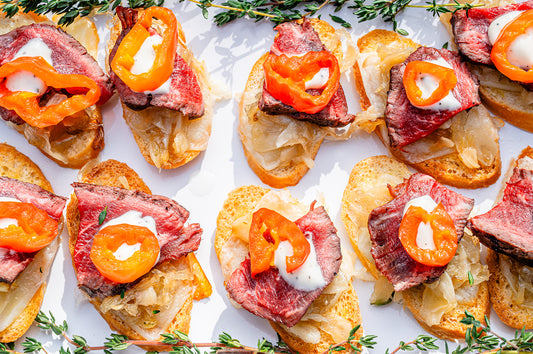 Filet Mignon Beef Crostini