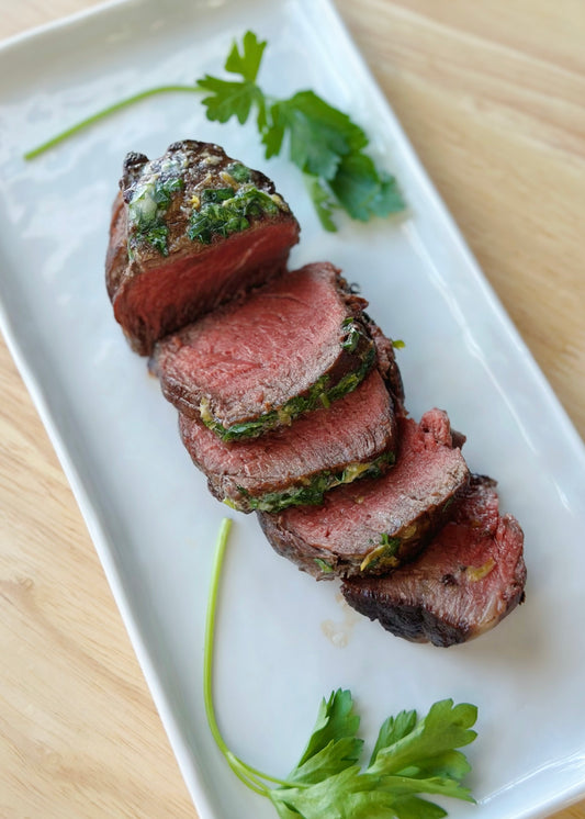 Cast iron filet mignon