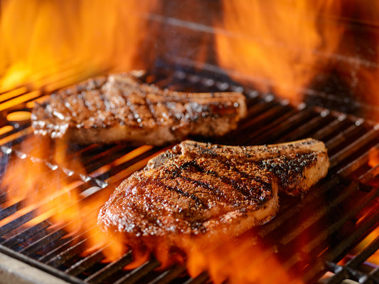 Grilled Dry Aged Ribeyes