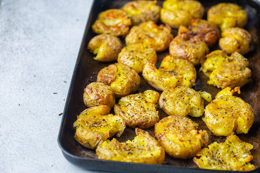 Smashed potatoes