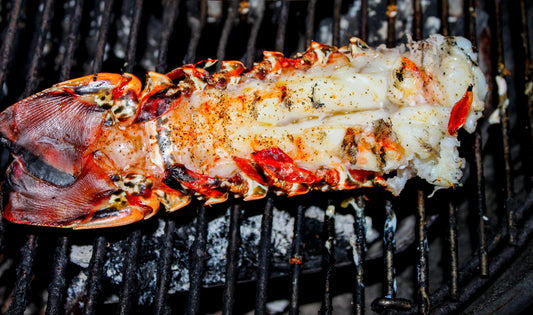 Lobster Tail on grill