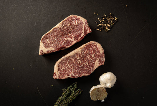 120 Dry Aged Prime New York Strip Steaks